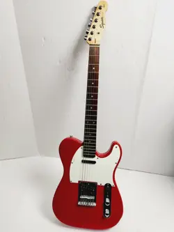 RED 6-STRING ELECTRIC