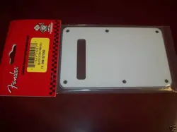 NEW - GENUINE FENDER BACKPLATE FOR STRAT - 3-PLY WHITE, 099-1321-000