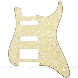 CREAM PEARLOID PICKGUARD FOR USA/MIM STANDARD FENDER STRATOCASTER/STRAT HSS/SSH