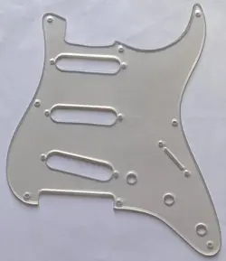 GUITAR PICKGUARD FOR US FENDER 57' 8 SCREWS STRATOCASTER STRAT CLEAR TRANSPARENT