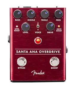 FENDER EFFECTOR SANTA ANA OVERDRIVE PEDAL NO BATTERIES INCLUDED