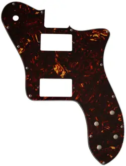 PICKGUARD FOR FENDER US '72 TELECASTER DELUXE REISSUE PAF GUITAR BROWN TORTOISE