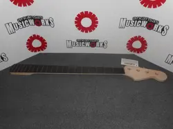 NEW - ALLPARTS FENDER LICENSED PRECISION BASS NECK, FRETLESS, LINES, #PEO-FL