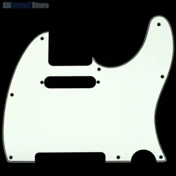 3PLY LIGHT MINT GREEN TELECASTER PICKGUARD FOR FENDER USA MIM STANDARD TELE