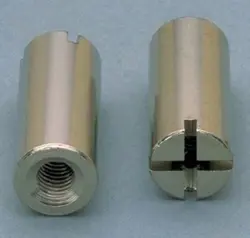 NEW - TRUSS ROD NUTS FOR FENDER GUITARS (2), 10-32 - CHROME