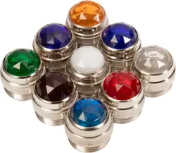 9 PC GUITAR TUBE AMP JEWELS IN 9 ASST COLORS-FOR FENDER AND OTHERS