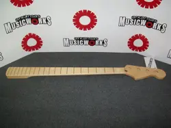 NEW - ALLPARTS FENDER LICENSED NECK FOR FENDER JAZZ BASS, BLOCK INLAYS, #JMF-B