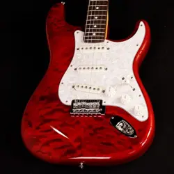 FENDER MADE IN JAPAN 2024 COLLECTION HYBRID II STRATOCASTER QMT RED BERYL W/CASE
