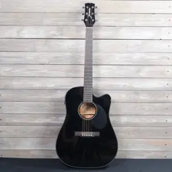 JASMINE JD39CE ACOUSTIC ELECTRICS GUITAR AS IS FINISH DAMAGES