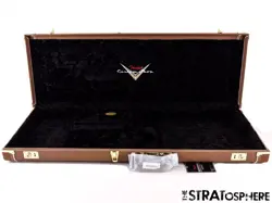 FENDER CUSTOM SHOP G&G BROWN HARDSHELL CASE FROM 1959 STRAT.