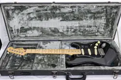 2021 FENDER PLAYER STRATOCASTER LIMITED EDITION MN BLACK MAPLE NECK GUITAR