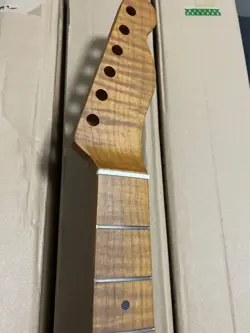 5A 21 FRET TIGER ROASTED FLAME MAPLE TELE ELECTRIC GUITAR NECK FOR FENDER PART