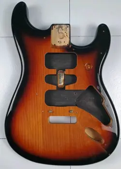 2014 FENDER STRATOCASTER SUNBURST BODY MIM,PLAYER SERIES