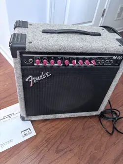 FENDER M80 COMBO AMP AND SPEAKER