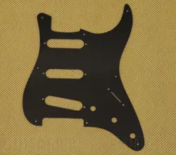 PG-0550-023 BLACK 1-PLY 8-HOLE PICKGUARD FOR '57 FENDER STRATOCASTER/STRAT