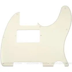 1-PLY PARCHMENT HUMBUCKER PICKGUARD FOR USA MIM STANDARD FENDER TELECASTER TELE