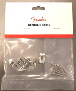 FENDER AMERICAN PRO/STANDARD/HIGHWAY ONE SADDLES~(6)~NICKEL~LH/RH~USA~BRAND NEW