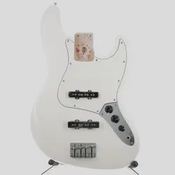 FENDER JAZZ BASS BODY PLAYER SERIES POLAR WHITE FINISH FULLY LOADED!