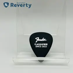 FENDER GUITAR PICK FLAGSHIP TOKYO JAPAN LIMITED 351 SILVER BLACK UNUSED NEW 12