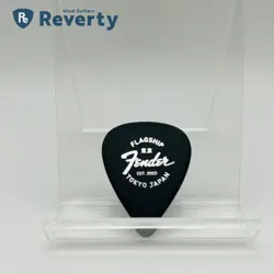 FENDER GUITAR PICK FLAGSHIP TOKYO JAPAN LIMITED 351 SILVER BLACK UNUSED NEW 11