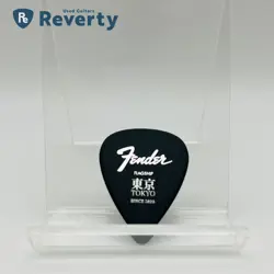 FENDER GUITAR PICK FLAGSHIP TOKYO JAPAN LIMITED 351 SILVER BLACK UNUSED NEW 10
