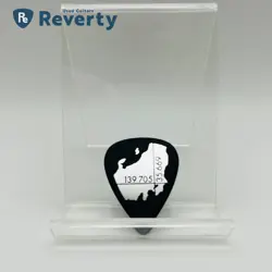 FENDER GUITAR PICK FLAGSHIP TOKYO JAPAN LIMITED 351 SILVER BLACK UNUSED NEW 7