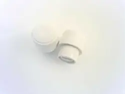 TRUE CUSTOM SHOP� 2 WHITE BARREL KNOB SWITCH TIPS FOR FENDER TELECASTER USA SIZE