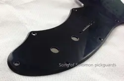 FOR US TELECASTER THINLINE / TELE 69 GUITAR PICKGUARD BLANK , 1 PLY BLACK