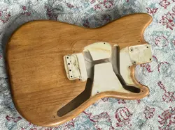 1957 FENDER MUSICMASTER DUO SONIC GUITAR BODY NATURAL