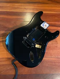 GENUINE FENDER BLACK FLOYD ROSE STRAT STRATOCASTER ALDER BODY 4 LBS 5 OZ