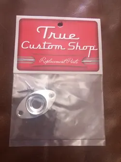 TRUE CUSTOM SHOP TELECASTER BASS OVAL  JACKPLATE.