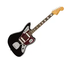 SQUIER CLASSIC VIBE '70S JAGUAR - BLACK W/ LAUREL FB
