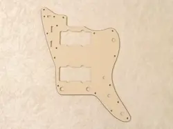 VINTAGE AGED WHITE 3 PLY PICKGUARD FOR FENDER JAZZMASTER