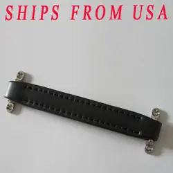 QUALITY GUITAR VINTAGE AMPEG/MESA/VOX/FENDER STYLE AMP LEATHER HANDLE BLACK