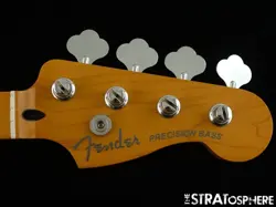 USED 2021 FENDER PLAYER PLUS PRECISION P BASS NECK + TUNERS, BASS GUITAR MAPLE