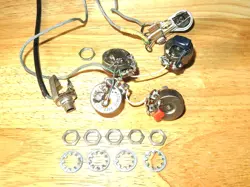 FENDER 1973 NICKEL TELECASTER CUSTOM ELECTRONIC CONTROL POTS HARNESS