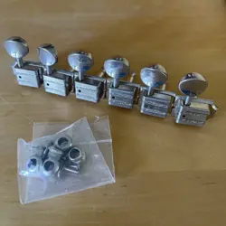 KLUSON IN-LINE DELUXE SERIES TUNERS - FENDER STRATOCASTER TELECASTER GUITAR