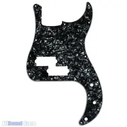 3PLY BLACK PEARL PICKGUARD FOR FENDER PRECISION P-BASS USA MIM STANDARD 13 HOLE