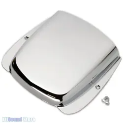 STEEL BRIDGE COVER FOR FENDER JAZZ BASS WITH SCREWS - CHROME