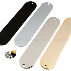 BLANK, NO HOLE STEEL CONTROL PLATE FOR FENDER TELECASTER TELE GUITAR W/ SCREWS