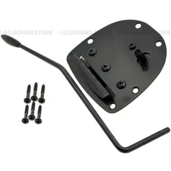 BLACK JAZZMASTER, JAGUAR TREMOLO BRIDGE VIBRATO & WHAMMY FOR FENDER GUITAR