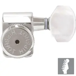 NEW HIPSHOT STAGGERED TUNERS FENDER� DIRECTROFIT� LOCKING HEX-P BUTTONS - NICKEL