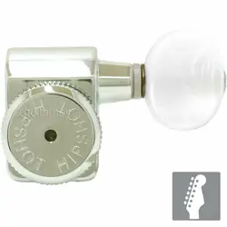 NEW HIPSHOT STAGGERED TUNERS FENDER� DIRECTROFIT� LOCKING BTR-P BUTTONS - NICKEL