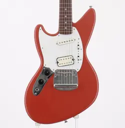 FENDER JAPAN JSG-77L JAG-STANG FIESTA RED ELECTRIC GUITAR USED F/S FROM JAPAN
