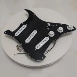 SSS GUITAR PREWIRED LOADED PICKGUARD FOR FENDER ALNICO 5 SINGLE COIL PICKUPS SET
