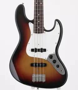 FENDER JAPAN JB62-58 3-TONE SUNBURST USED ELECTRIC BASS 1990