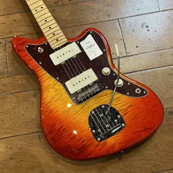 FENDER 2024 COLLECTION JAPAN HYBRID II JAZZMASTER FLAME SUNSET ORANGE