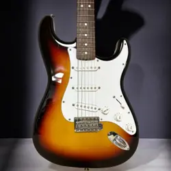 FENDER JAPAN ST-STD STRATOCASTER ELECTRIC GUITAR WITH SOFT CASE, USED