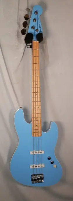 FENDER AERODYNE SPECIAL JAZZ BASS BLUE MADE IN JAPAN USED