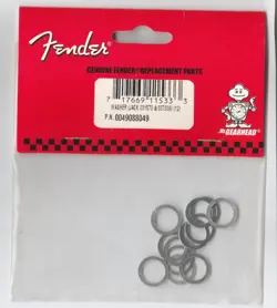FENDER® AMP JACK WASHERS~031570-037036~MOST 4 PIN/9 PIN JACKS~12 PACK~JAPAN~NEW